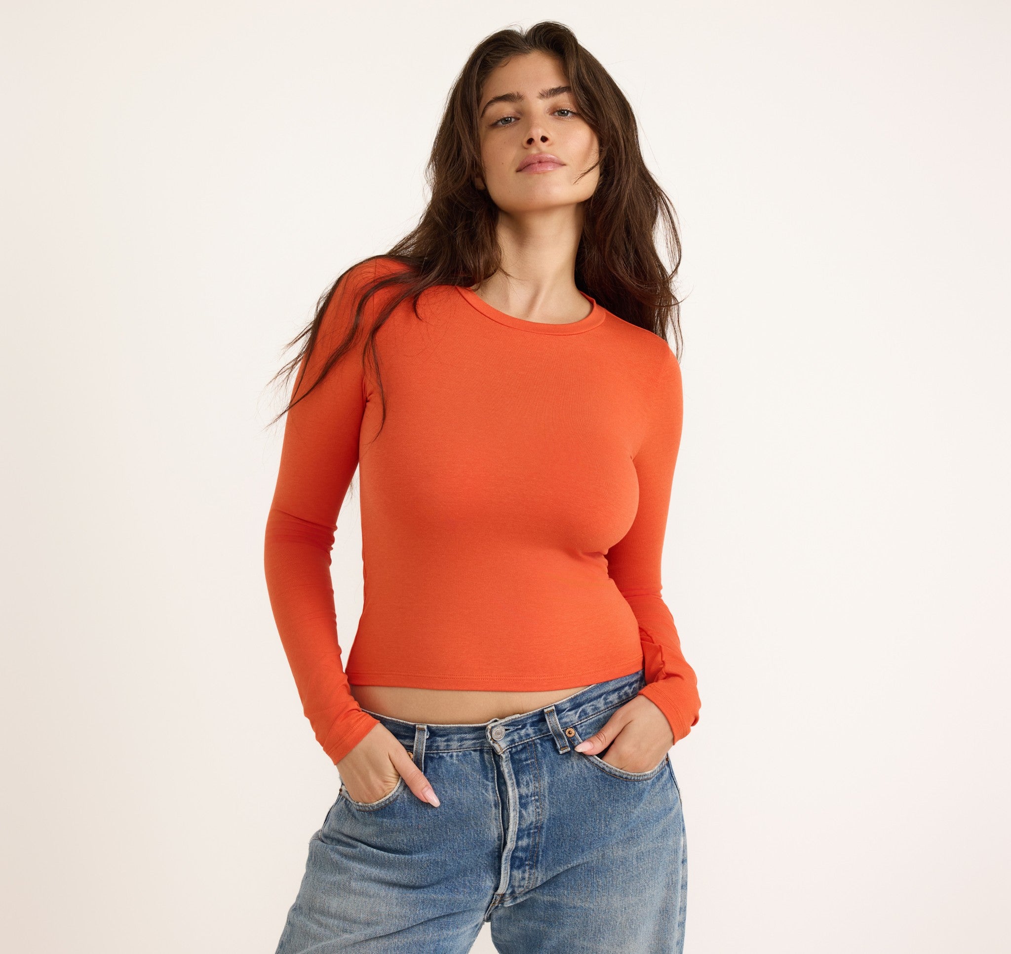 TENCEL™ MODAL<br>Everyday Regular Long Sleeve Tee