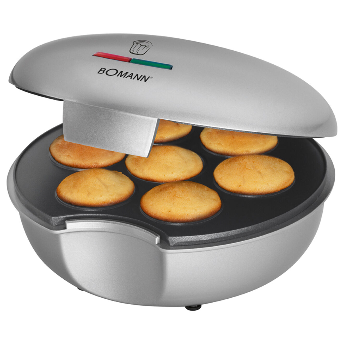 Bomann Appareil à muffins gris - 900W