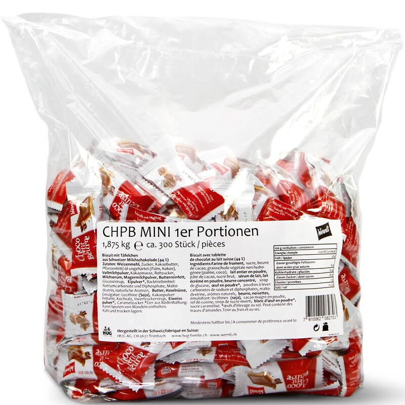 Wernli Biscuit Mini Choco Petit Beurre, 6.3 g, 300 Stück