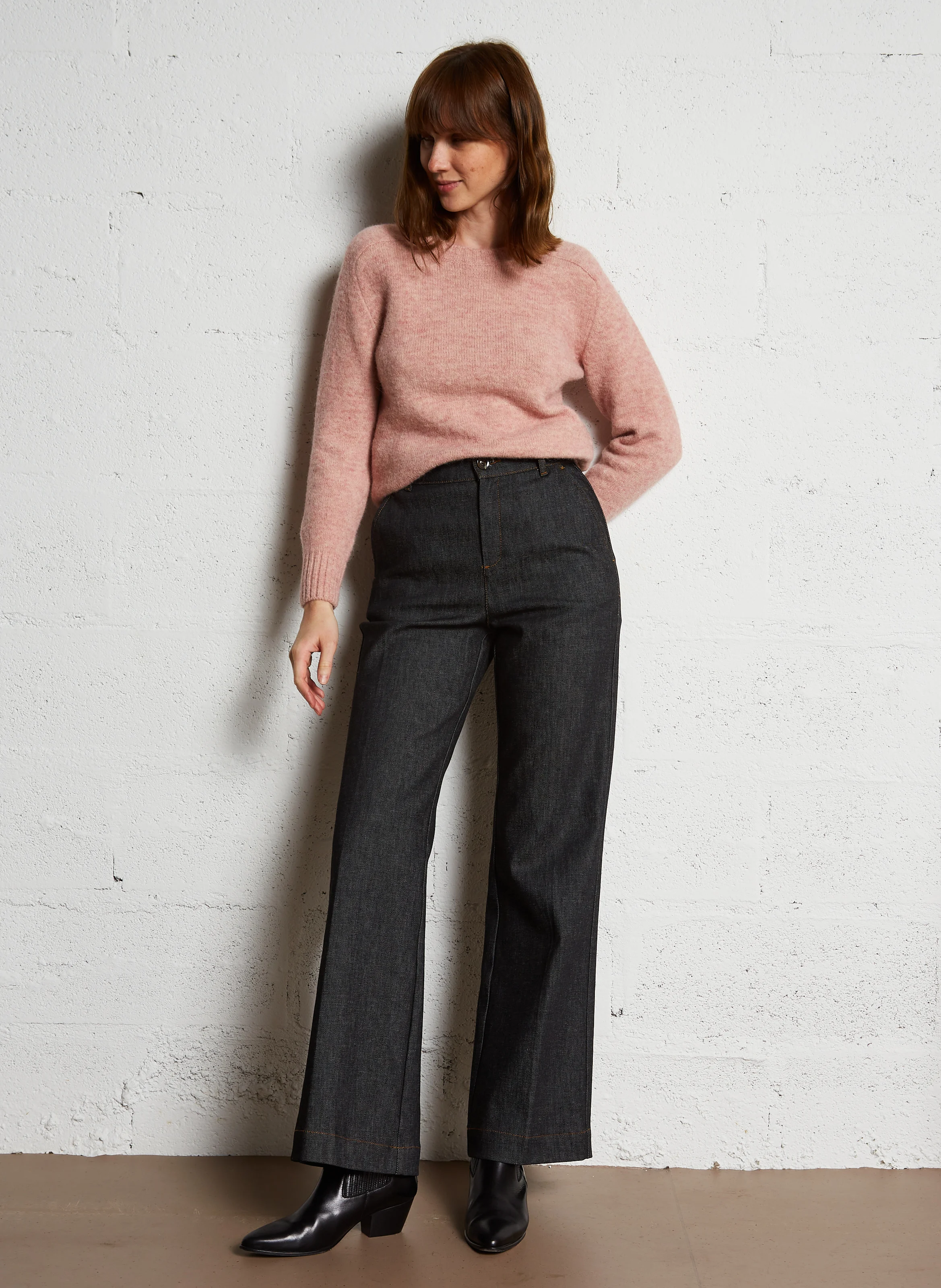 CALIFORNIA - Jean large en coton | Noir
