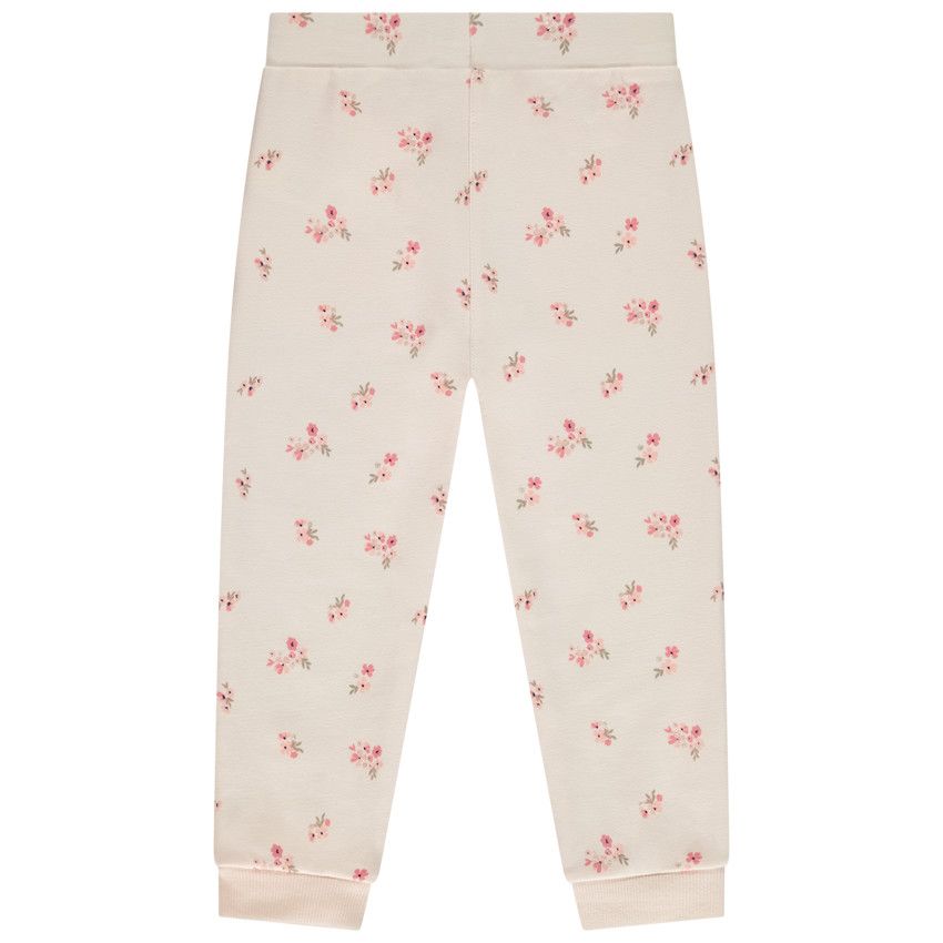 Jogging molleton imprimé fantaisie pour bébé fille - Rose