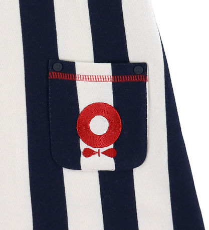 Katvig Kleid - Navy/Weiß-gestreift