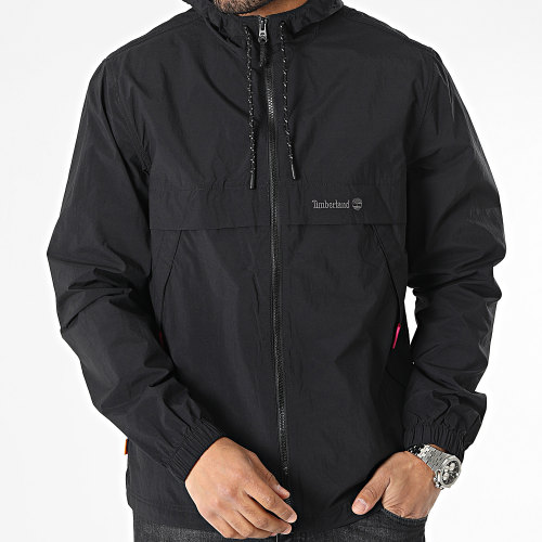 Veste Zippée Capuche A67WW Noir