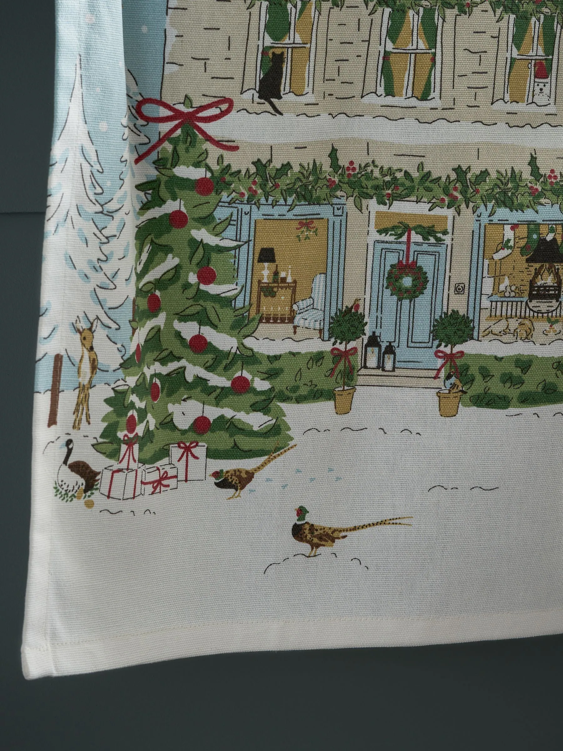 Sophie Allport Kerstmis Theedoek
