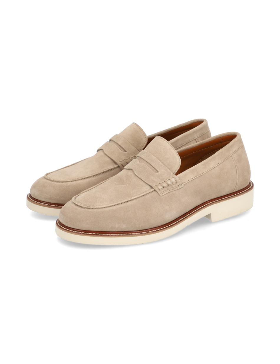 Veloursleder Slipper