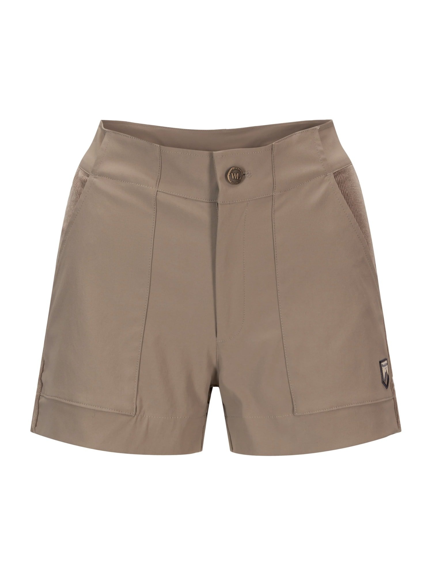 Romsdalseggen Kordfløyel Shorts Dame Driftwood