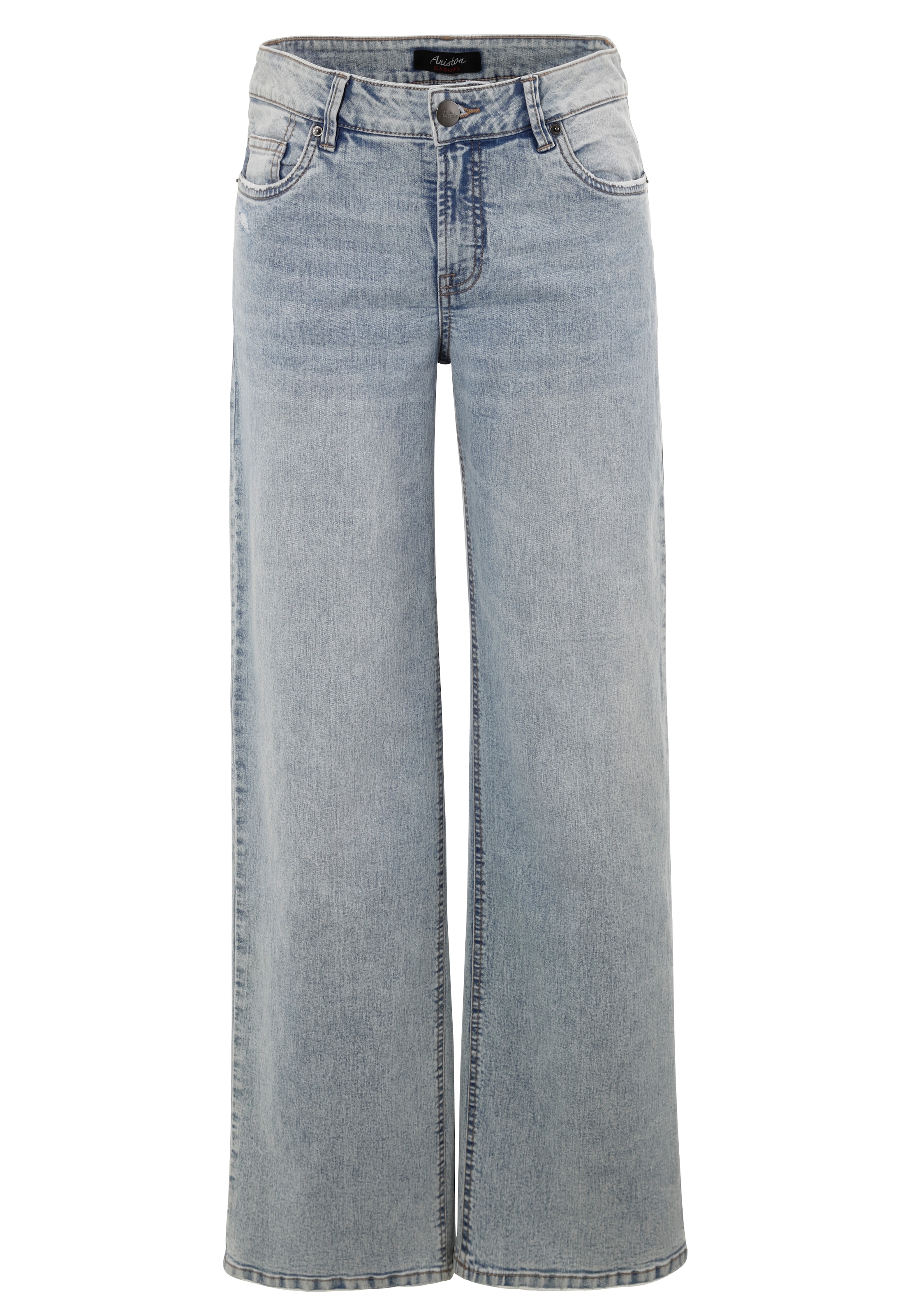 Aniston CASUAL Straight-Jeans , mit trendig weitem Bein