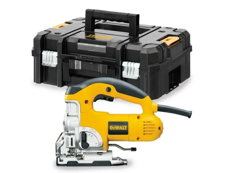 DeWALT DW331KT-QS, Sort, Gul, 45°, 2,6 cm, Vekselstrøm, 701 W, 2,8 kg