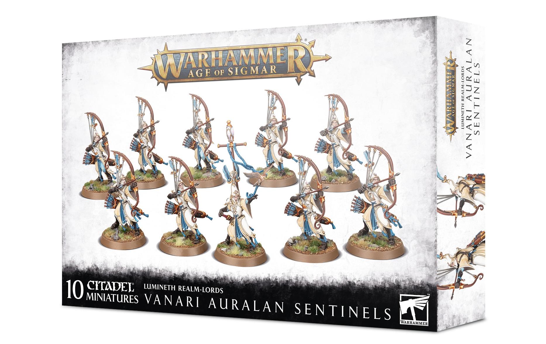 Figurenset Warhammer Age of Sigmar Vanari Auralan SentinelsArme der Lumineth Realm-lords
