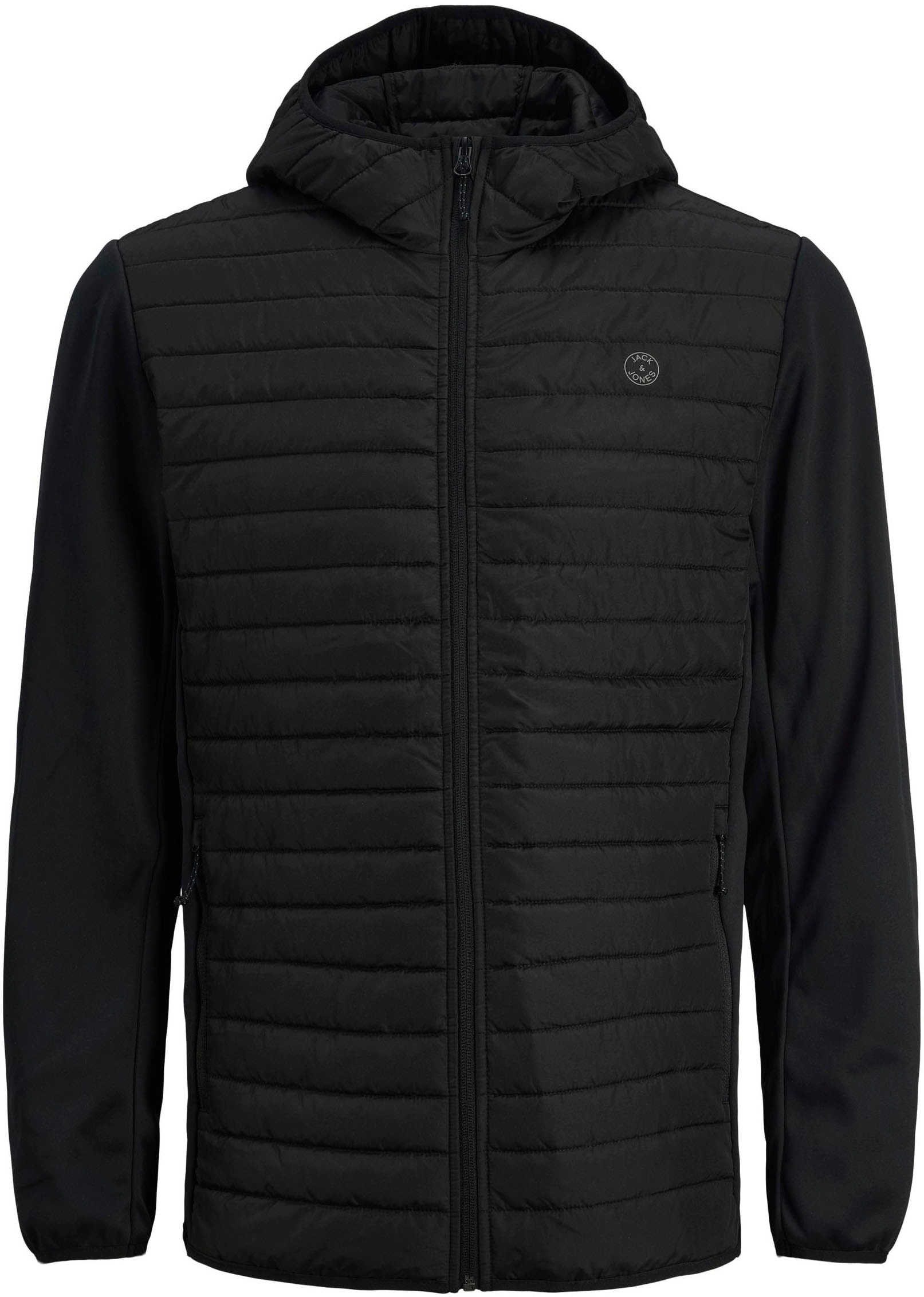 Jack & Jones Steppjacke »JJEMULTI mit Kapuze und Futter« mit Kapuze unifarben, modisch, regular fit, Polyester