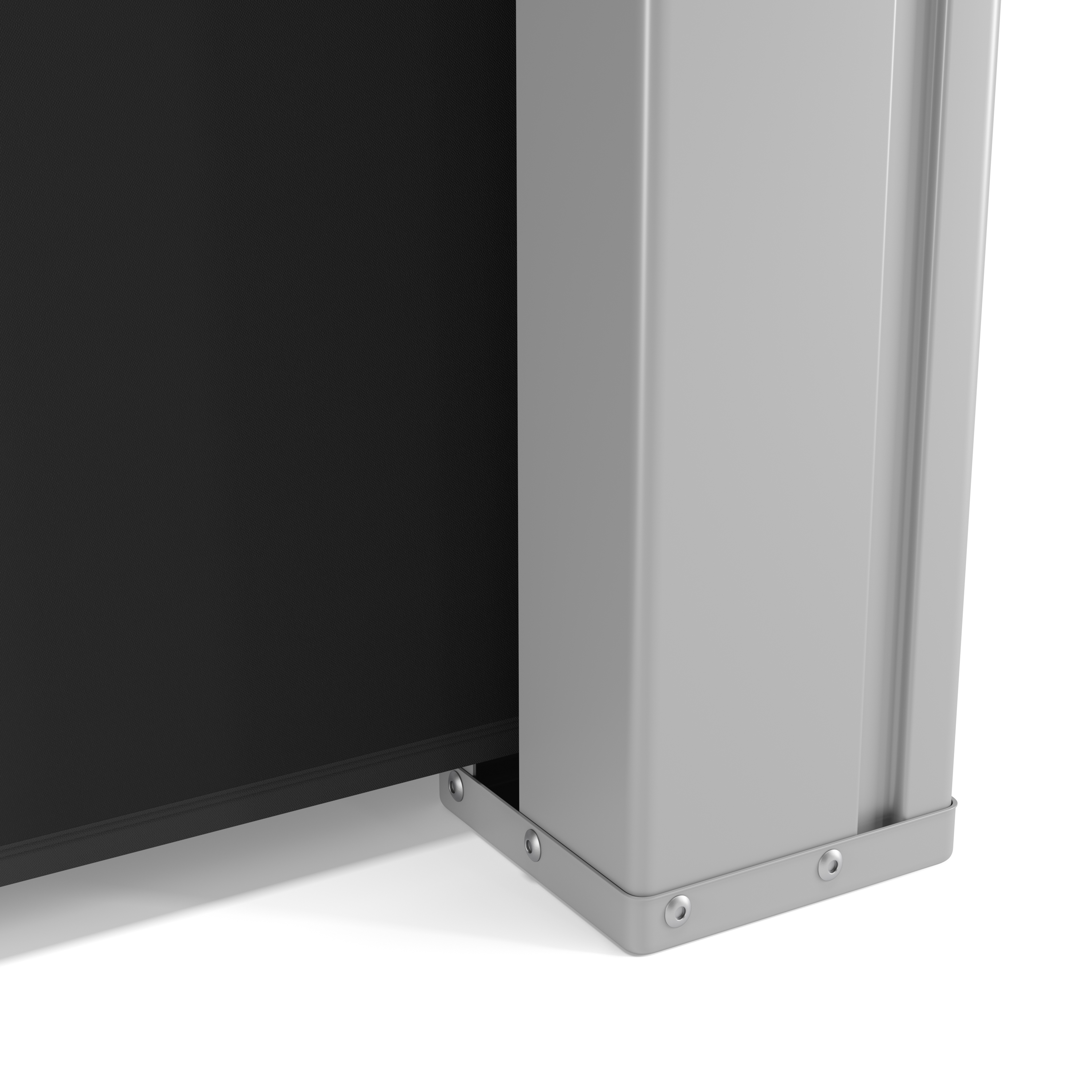 Seitenmarkise 200 x 500 cm schwarz