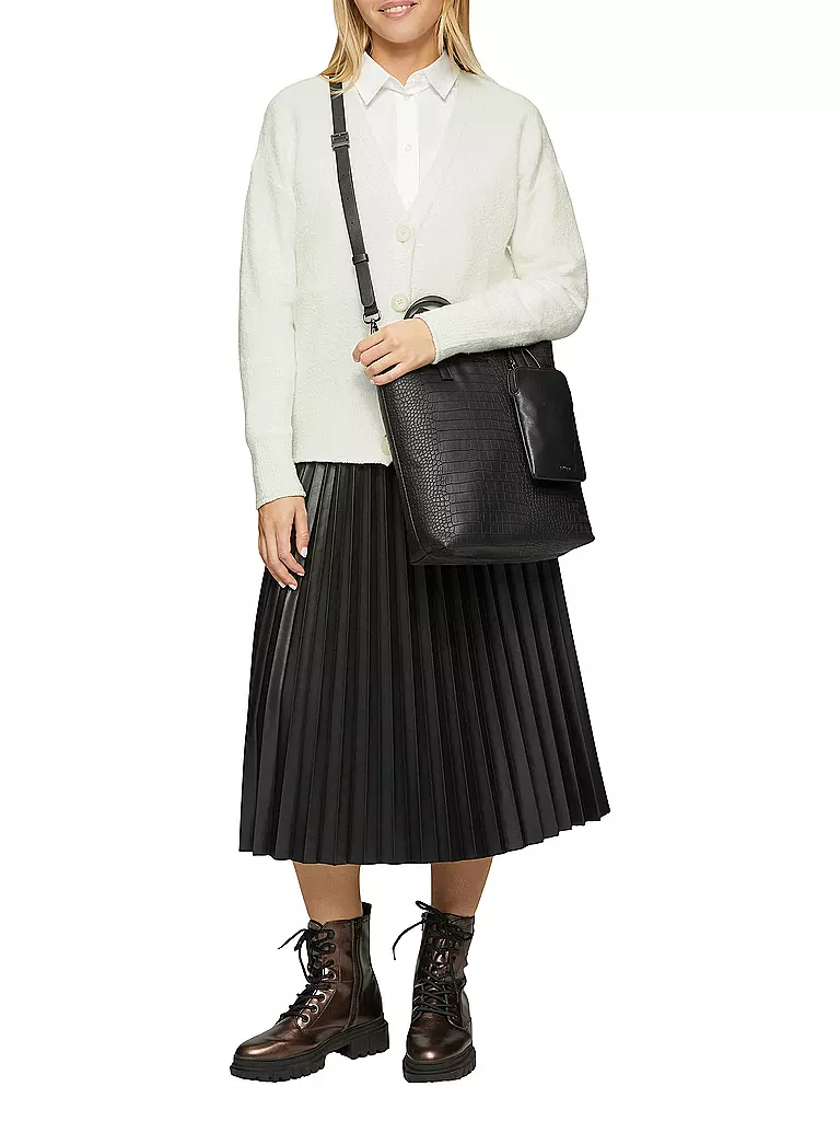 S.OLIVER Strickjacke weiss