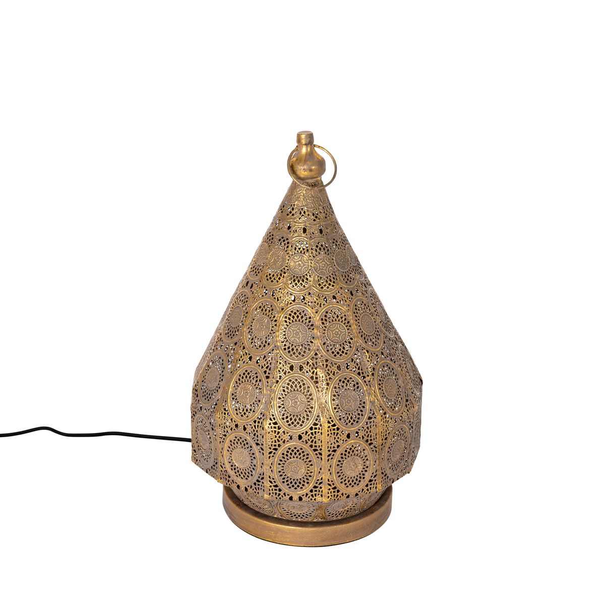 Oosterse tafellamp goud 26 cm - Mowgli