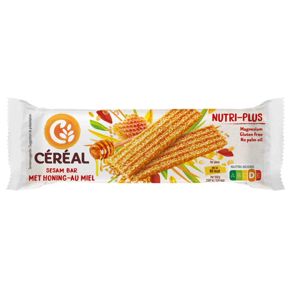 6x Céréal Sesambar met Honing50 gr