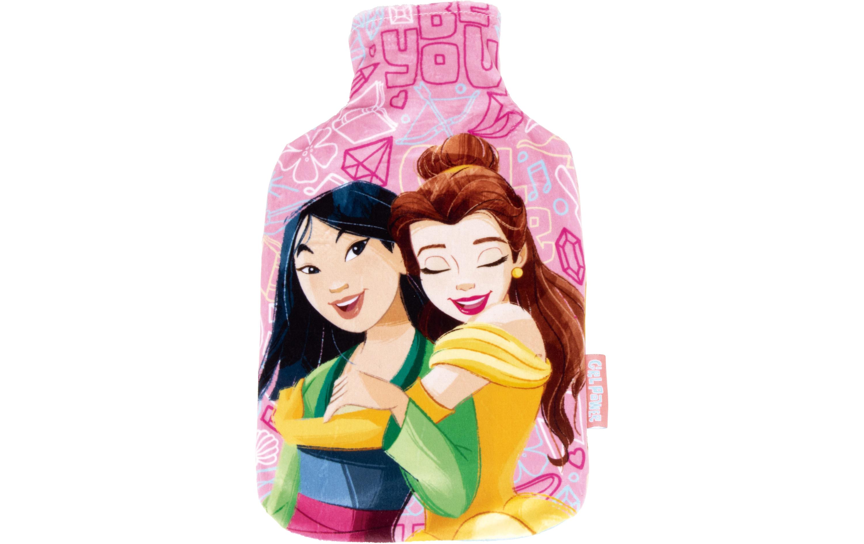 Bettflasche Disney: Princess Mehrfarbig/RosaWärmflasche mit Textilbezug