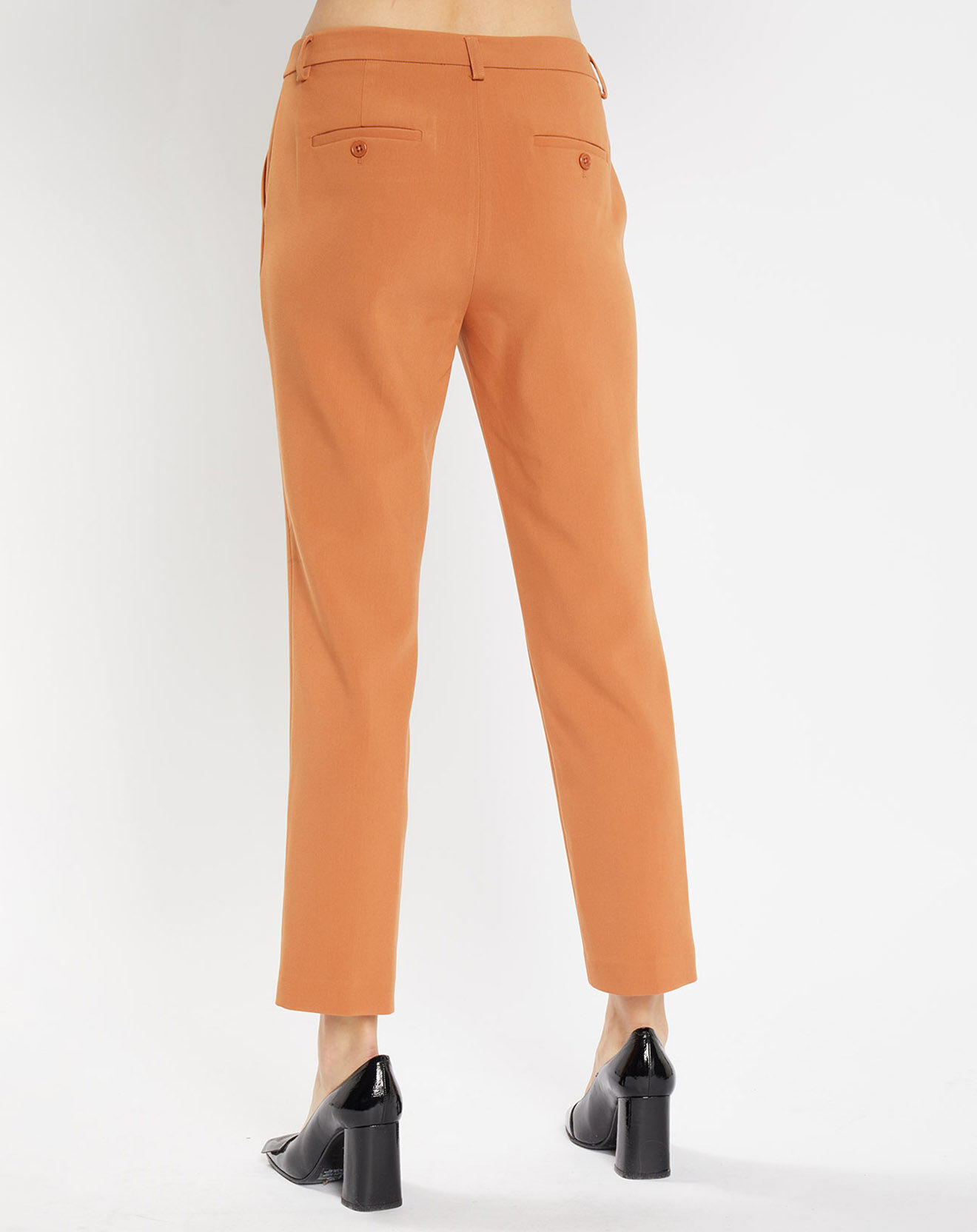Jodhpur Pantalon Cigarette à pinces Mini camel