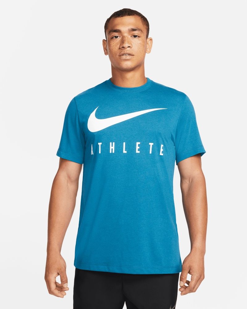 T-shirt de training Nike Dri-FIT Bleu pour homme