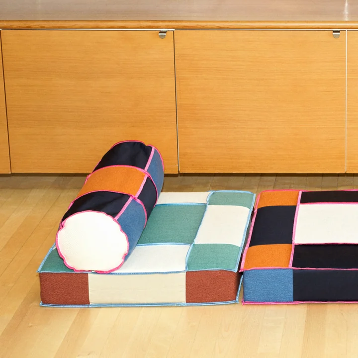 Juslin Maunula - Bolster Nackenrolle, marble espresso
