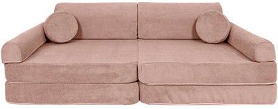 Meowbaby Play Slimcord  Byggbar Sofa, Rosa