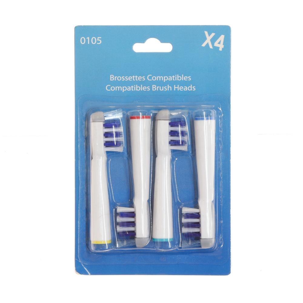Prodental X4 Brossettes de Rechange Prodental Triple Action