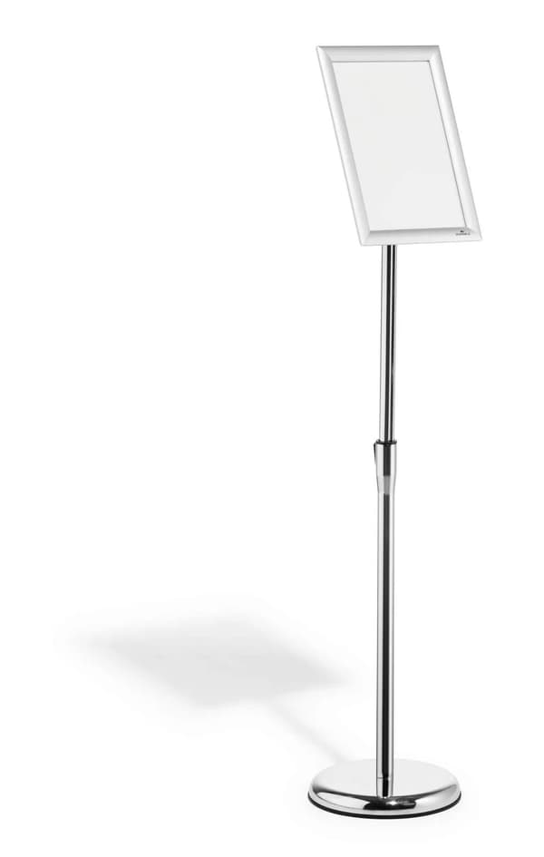 Durable 479823, Informasjonsvisning, A4, Aluminium, Plast, Stål, Sølv, Horisontal/vertikal, 1205 mm