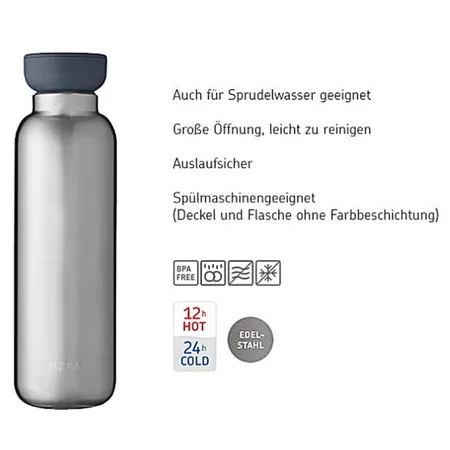 Mepal Thermoflasche Ellipse 500 ml - Nordic pink