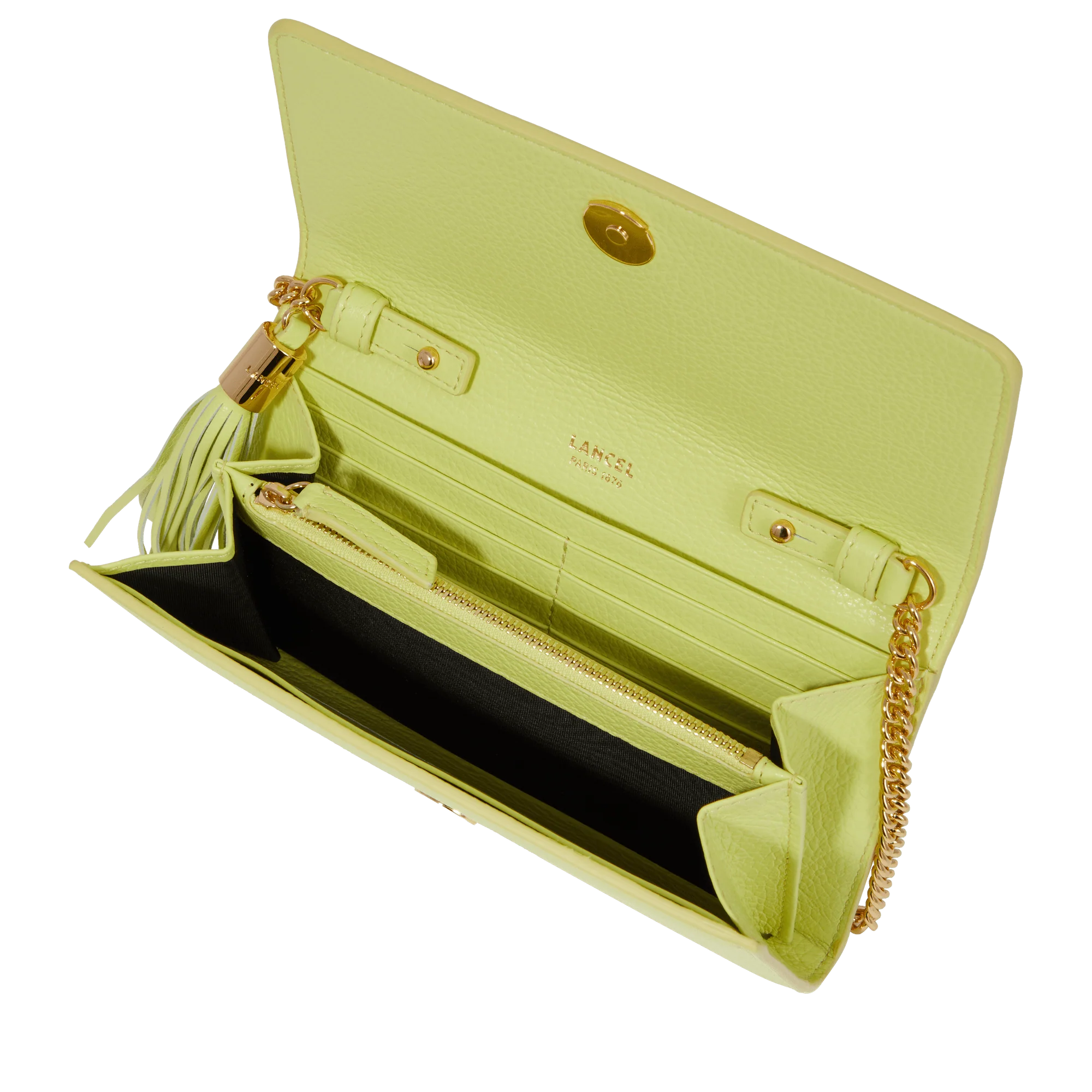 Wallet chain Premier Flirt de Lancel-Citron Vert