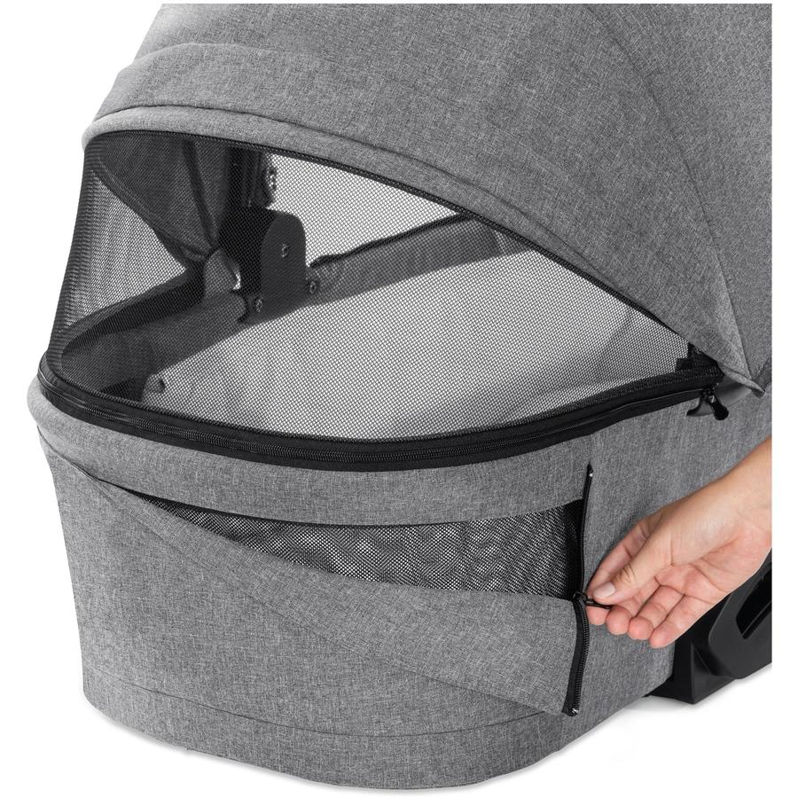 hauck Kinderwagen Vision X Set Silver Melange Grey