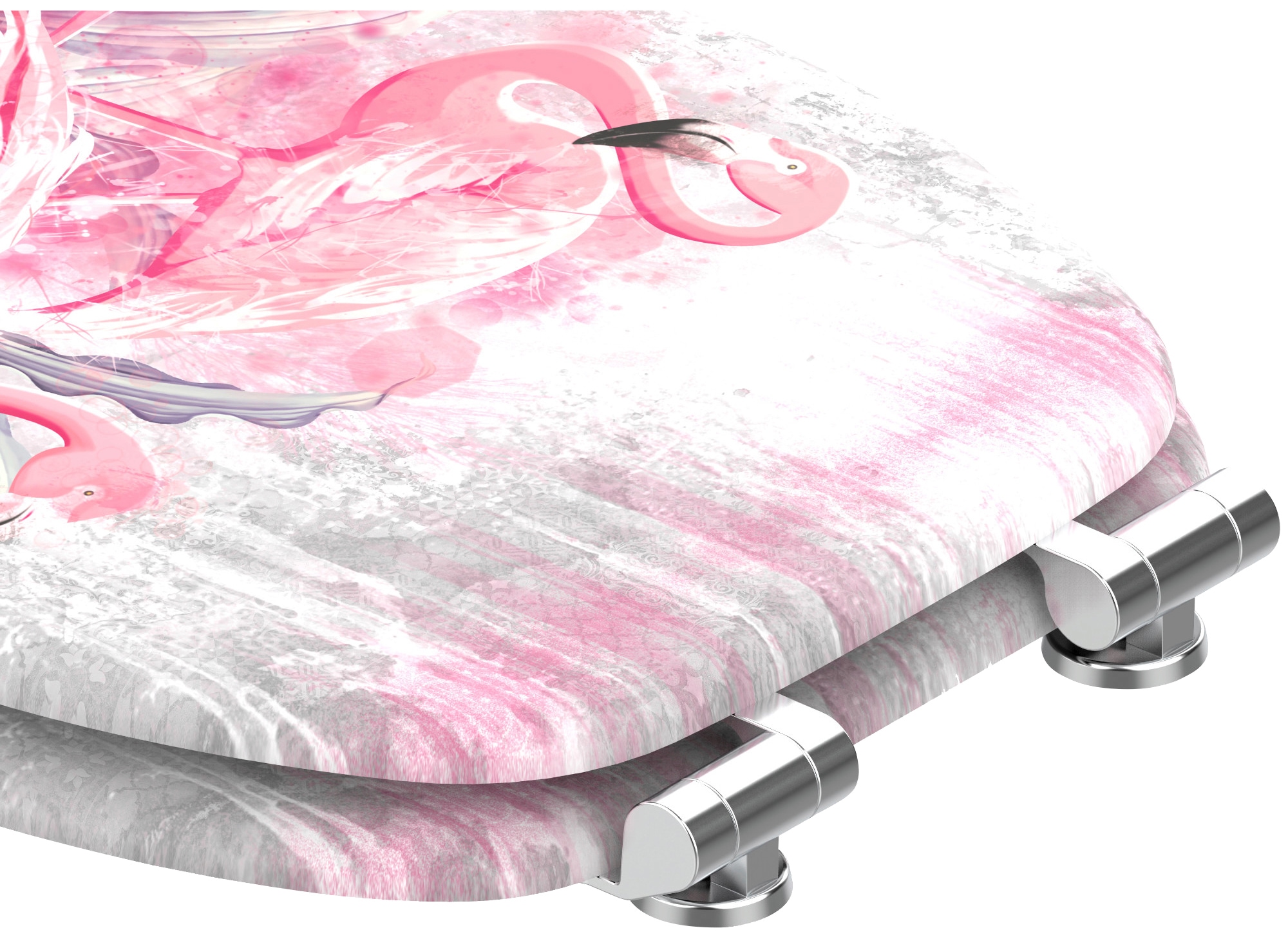 Sanilo WC-Sitz »Flamingo« mit Absenkautomatik, BxL: 37,7 x 42,0 - 47,0 cm