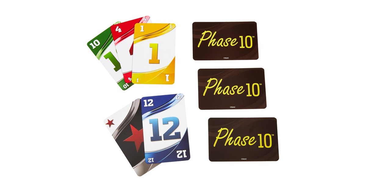 Mattel GamesPhase 10 Kaartspel  (2 - 6 spelers, Vanaf 7 jaar)