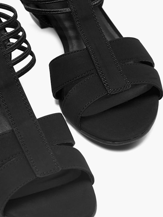 Graceland Sandalette Schwarz