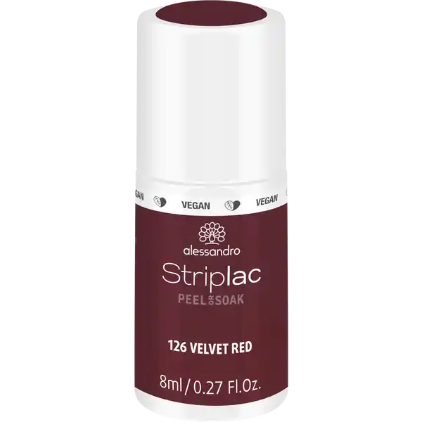 STRIPLAC PEEL OR SOAK VELVET RED -VEGAN