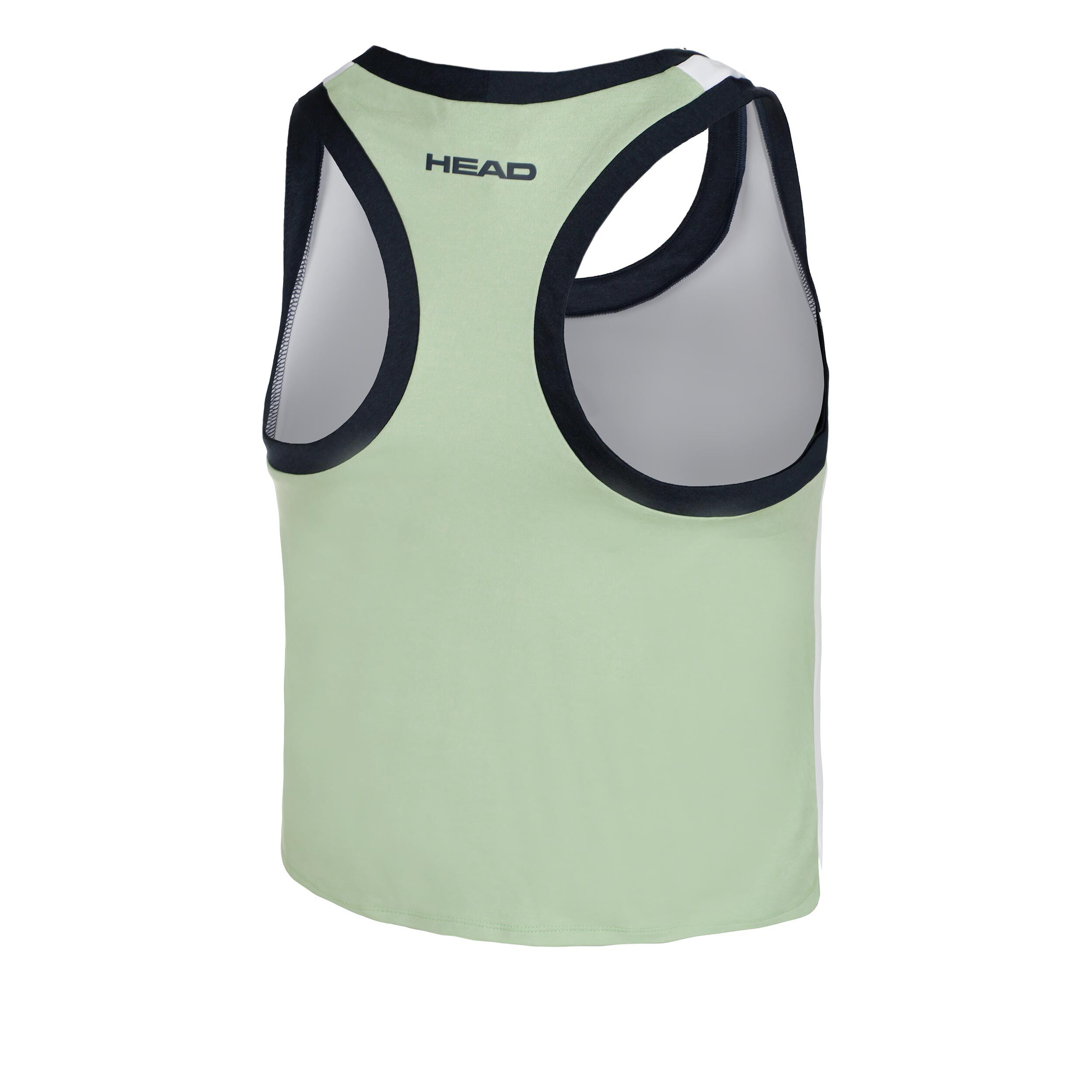 HEAD Play Crop Débardeur Tank Top Femmes - Blanc , Bleu Foncé