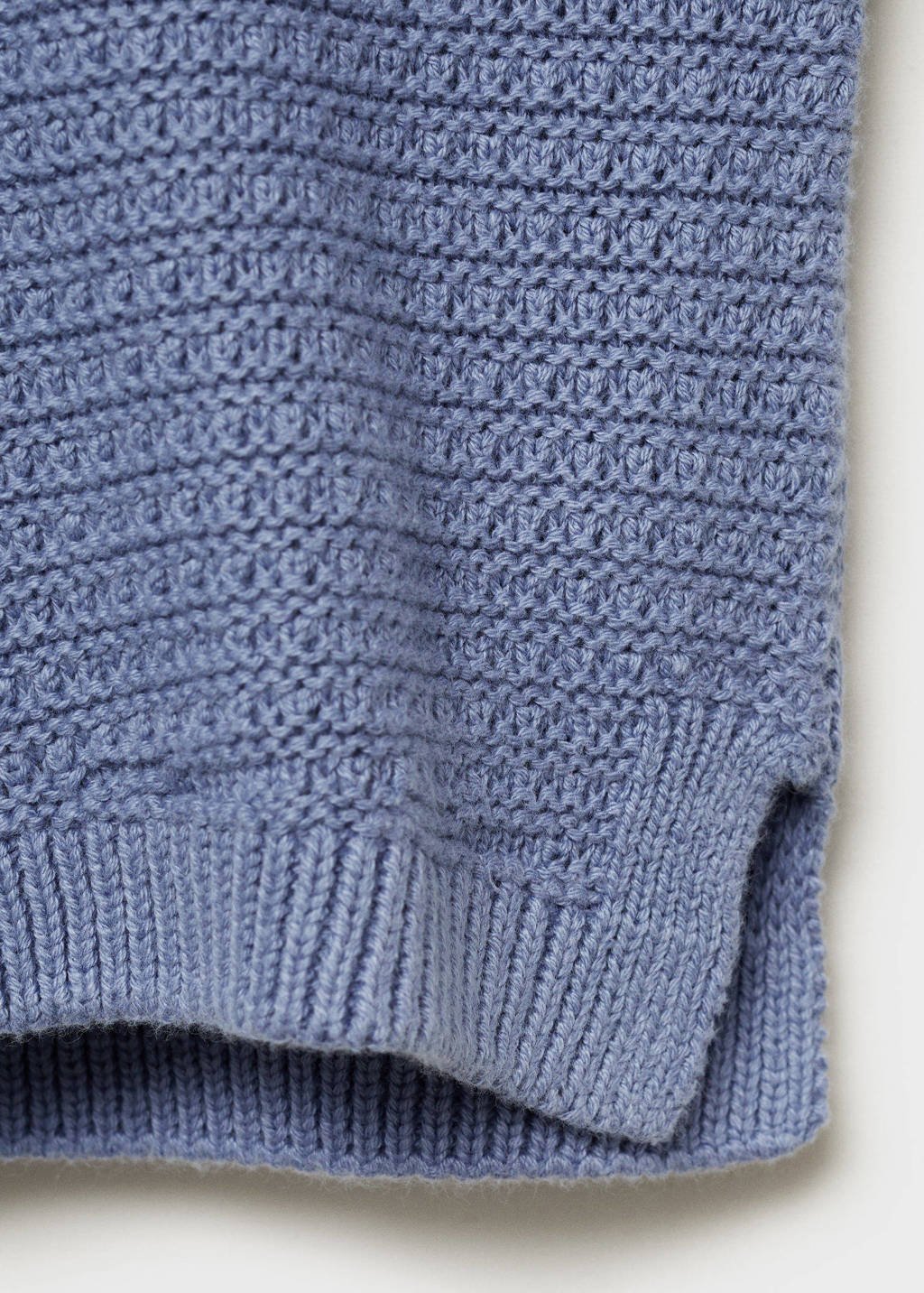 Mango Kids vest blauw gebreid