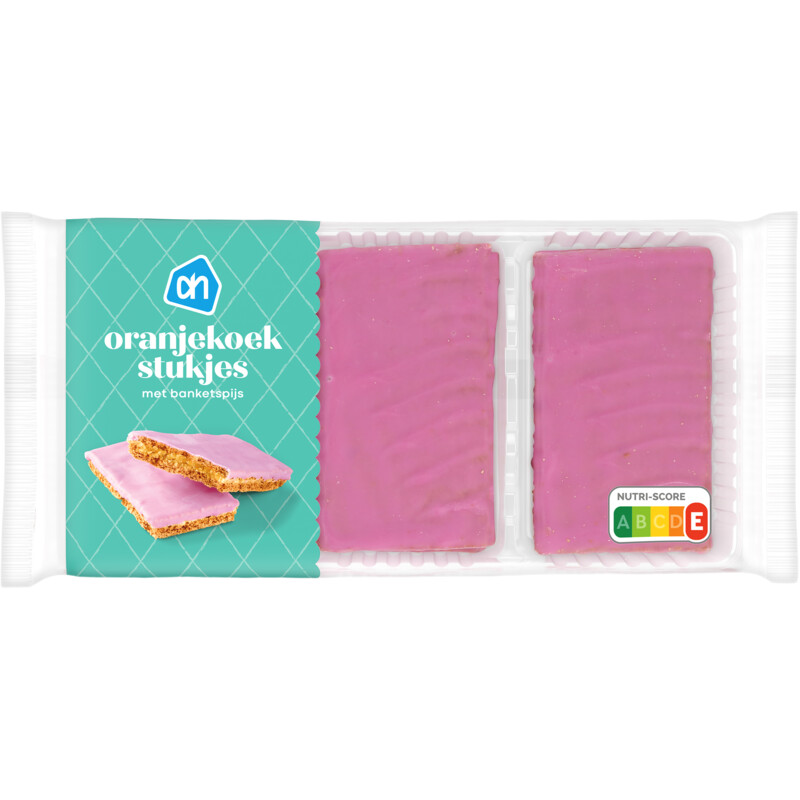 AH Oranjekoek stukjes met banketspijs