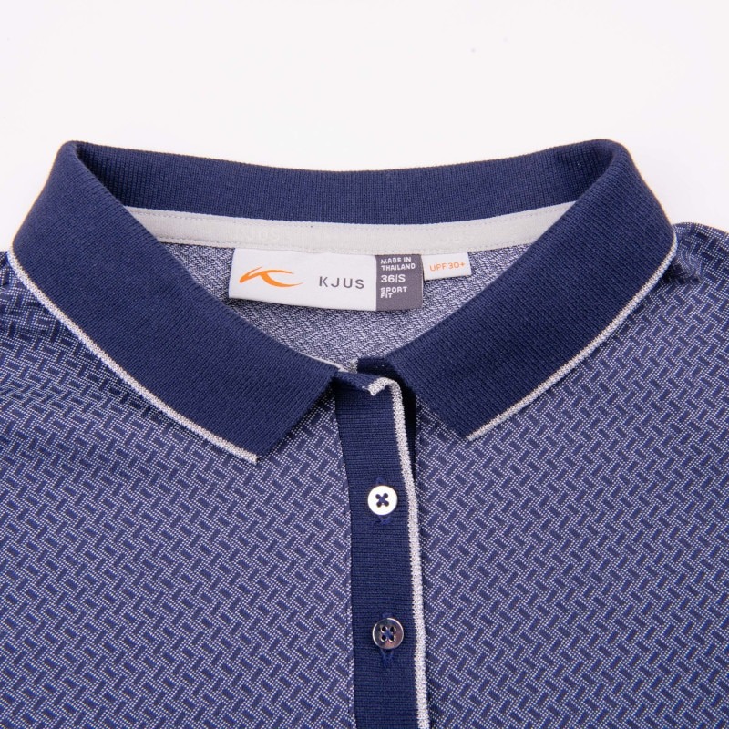 Ella Structure Polo S/S Dame Atlanta Blue