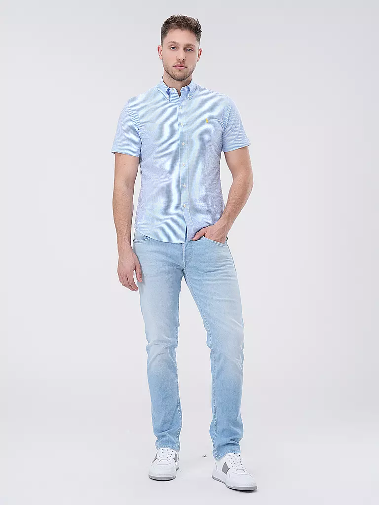POLO RALPH LAUREN Hemd Custom Fit hellblau