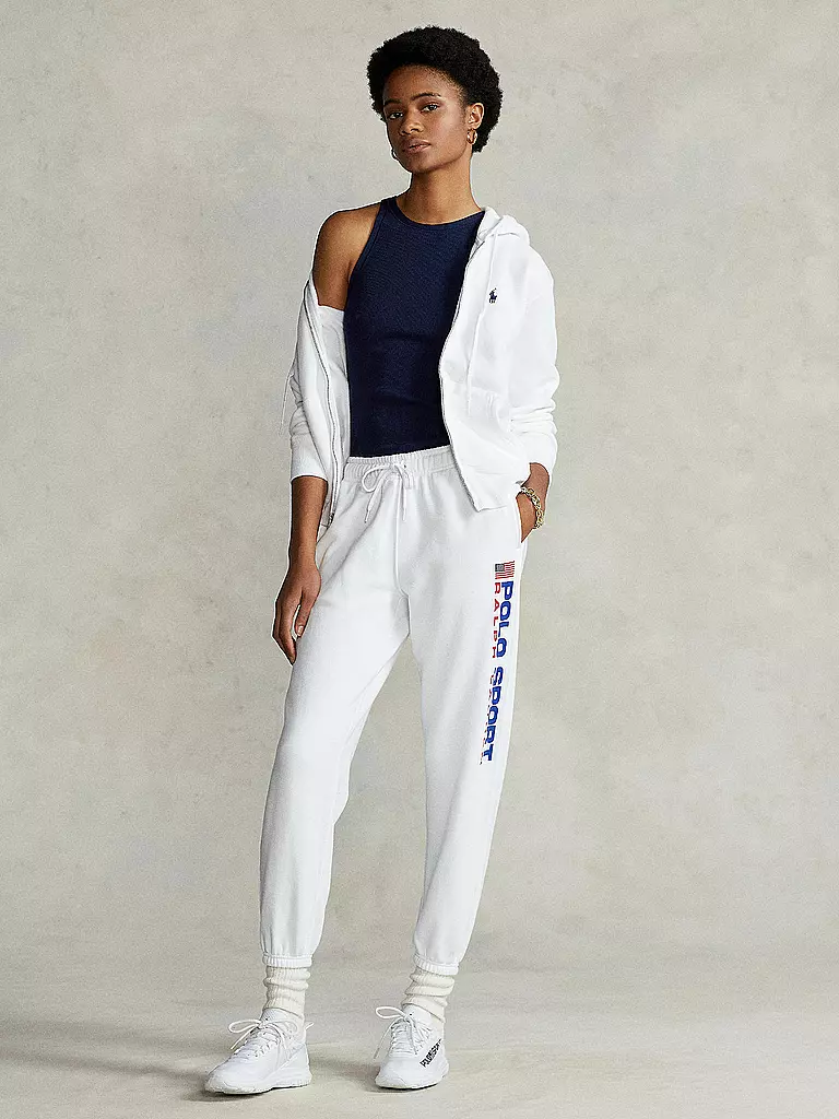 POLO RALPH LAUREN Sweatjacke weiss