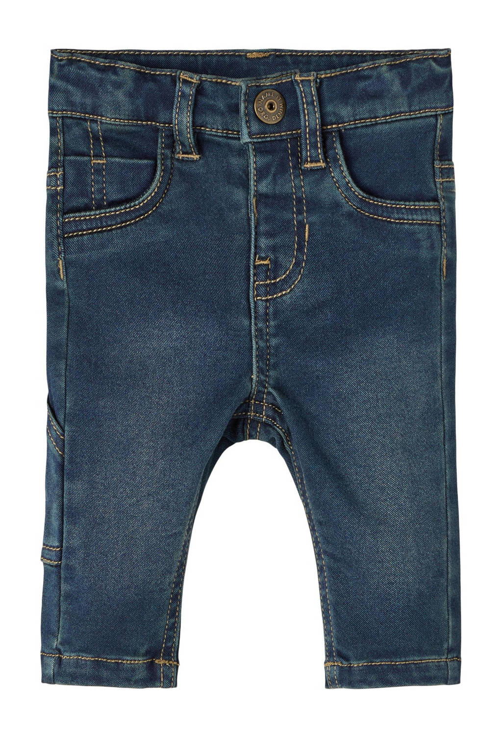 NAME IT baby slim fit jeans NBMSILAS dark blue denim