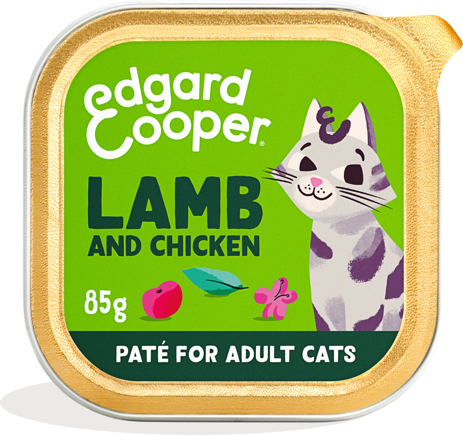 Edgard & Cooper kattenvoer paté lam/kip adult 85 g