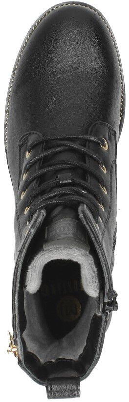 Mustang Veterschoenen Hoog zwart
