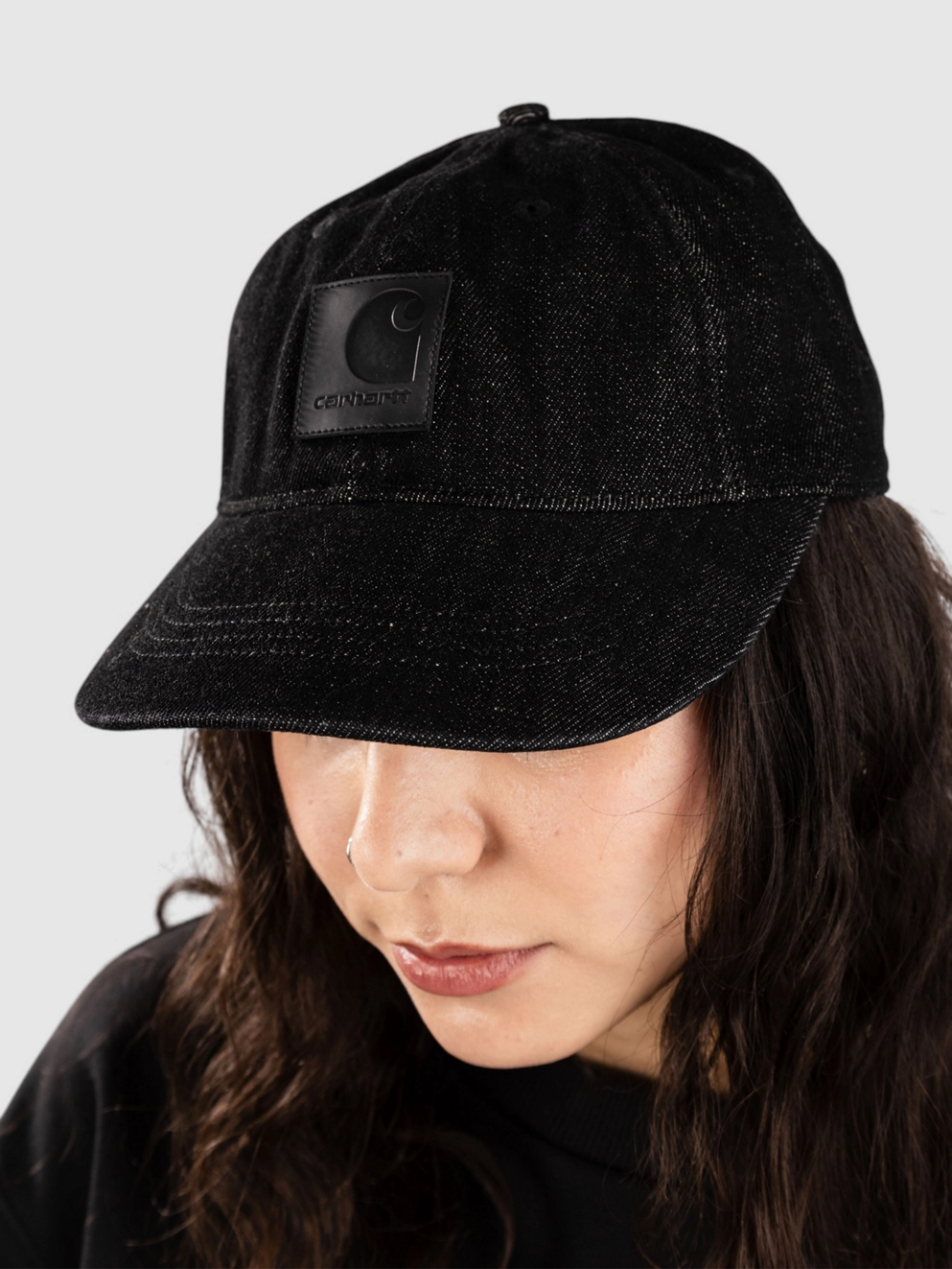 Carhartt WIP Lincoln Cap black bleached