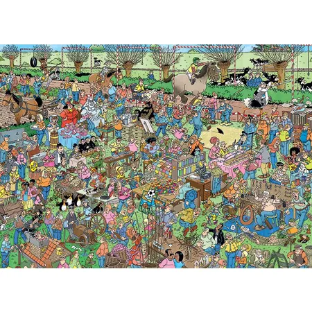 Jumbo Spiele Puzzle - Jan van Haasteren: Holländischer Markt, 1000 Teile