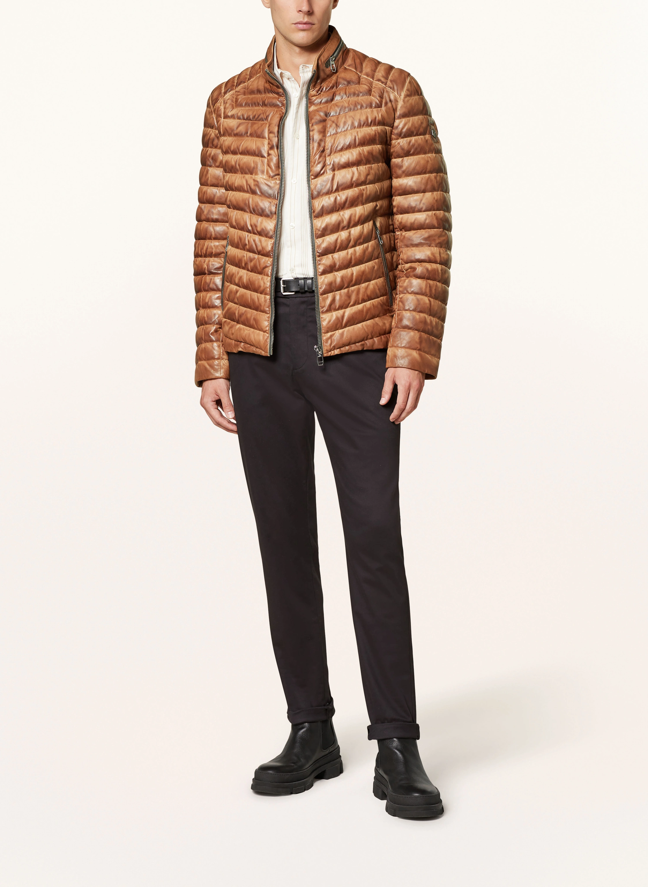 MILESTONE Lederjacke MSMALIK