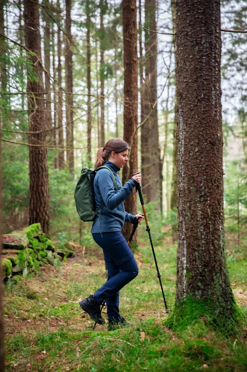 Urberg Women's Brodalen Zip-Off Hiking Pants Willow Gray