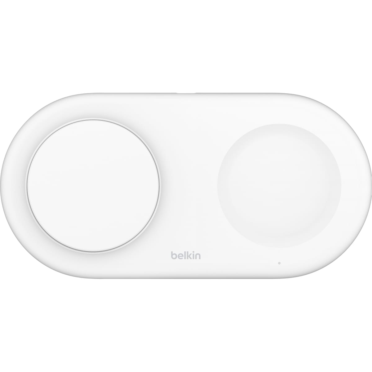 Belkin BoostCharge Pro 2i1 Magnetic Qi2 trådløs lader (hvit)