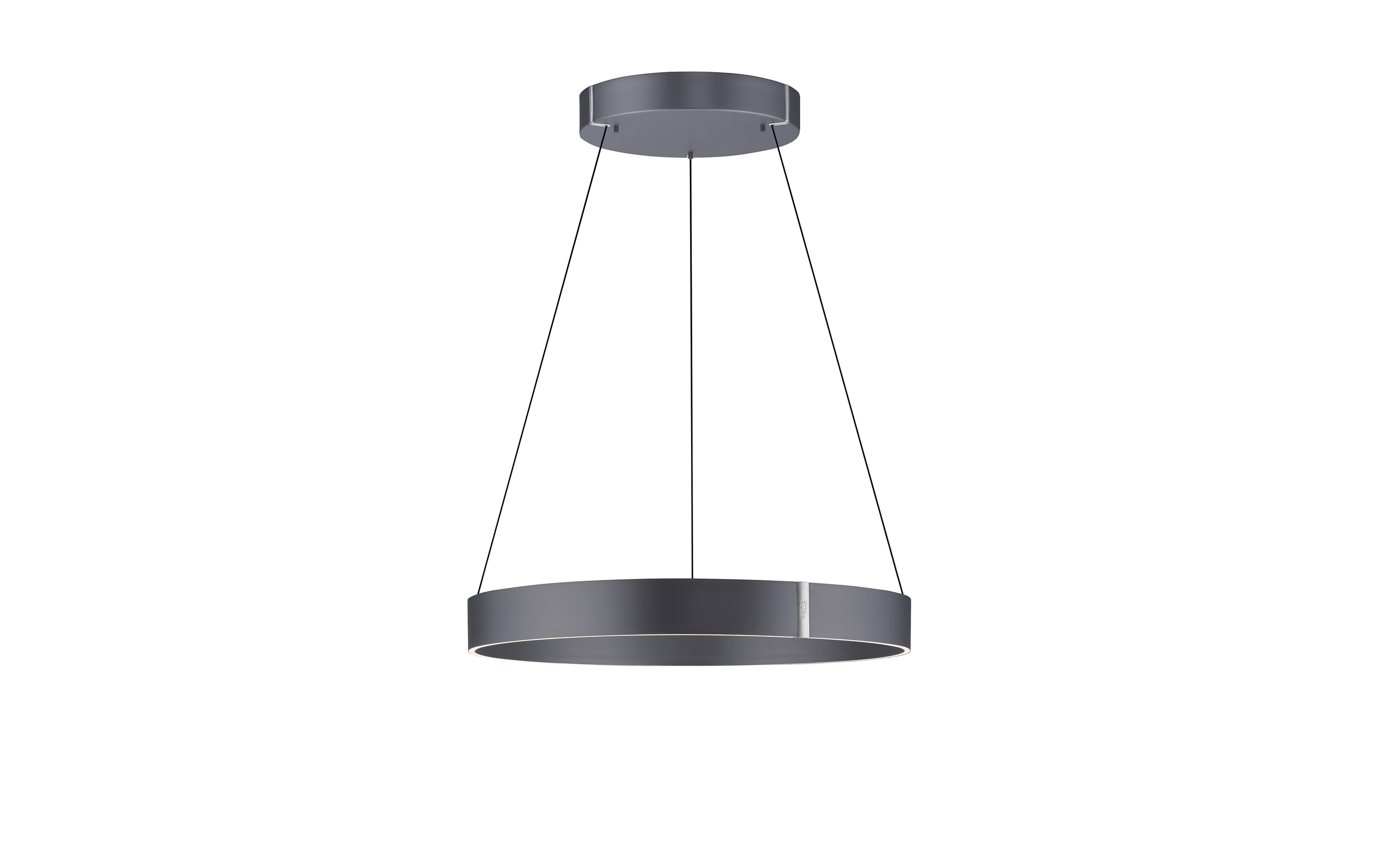 LED-Pendelleuchte Pure E-Clipse, anthrazit, 240 cm