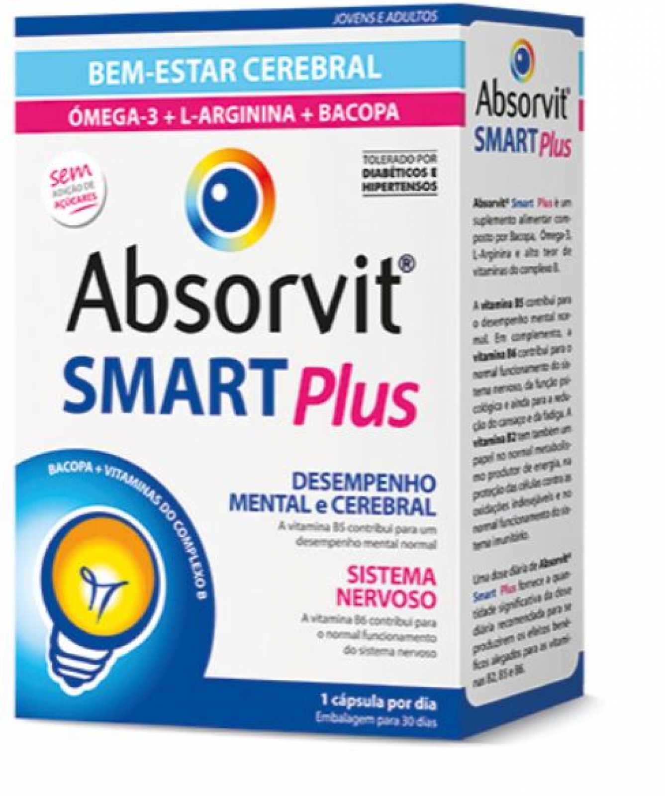 Absorvit Smart Plus 30 cápsulas