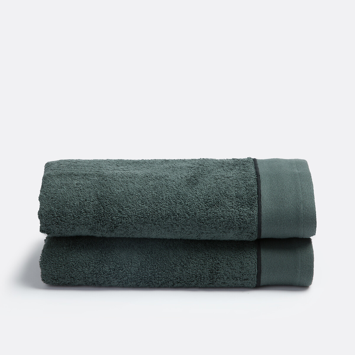 LA REDOUTE INTERIEURS<br>Conjunto de 2 toalhas Victor 675 g/m2
