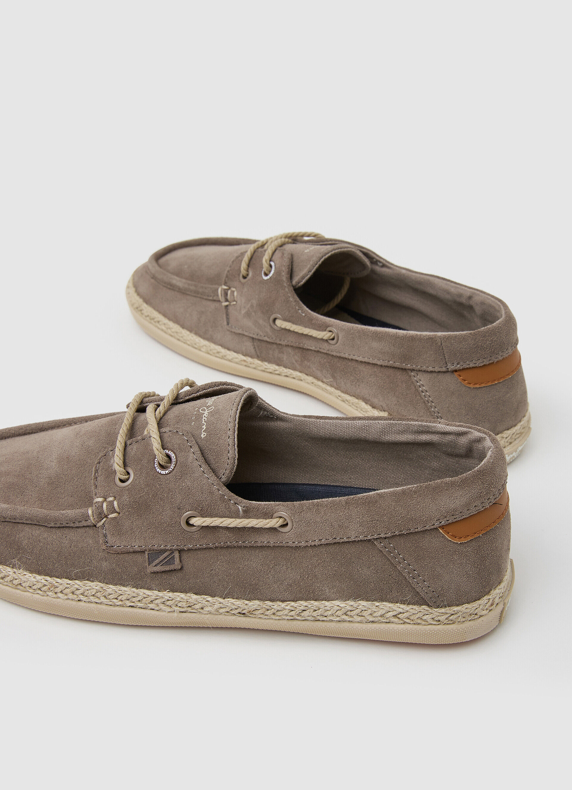 SAPATOS NÁUTICOS DE CAMURÇA - bege escuro